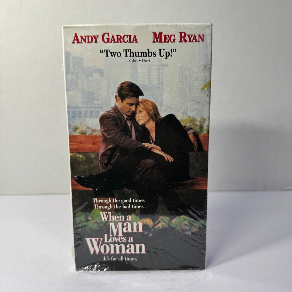 When a Man Loves a Woman VHS Andy Garcia Meg Ryan Touchstone Home Video 1994 VTG